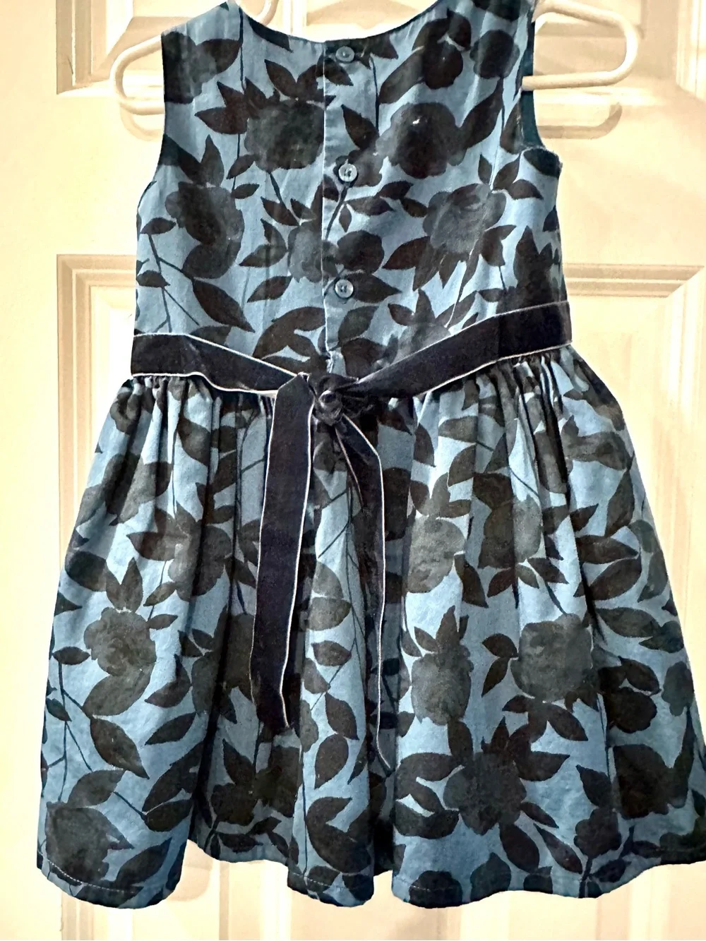 Girls Floral Tiered Sundress - Bright Multi & Blue dress 2T/24 Carter/Goodlad
